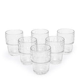 Typo clear tumbler Set of 6